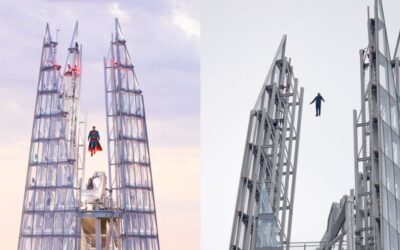 Superman se inspiró en Dynamo para promocionar la película en Londres