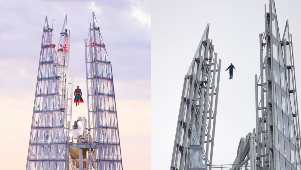 Superman se inspiró en Dynamo para promocionar la película en Londres